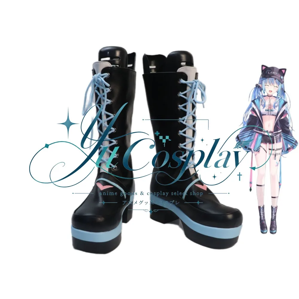 Yukihana Lamy Cosplay Shoes Custom Large Size Height Increase Anime Festival Performance Footwear