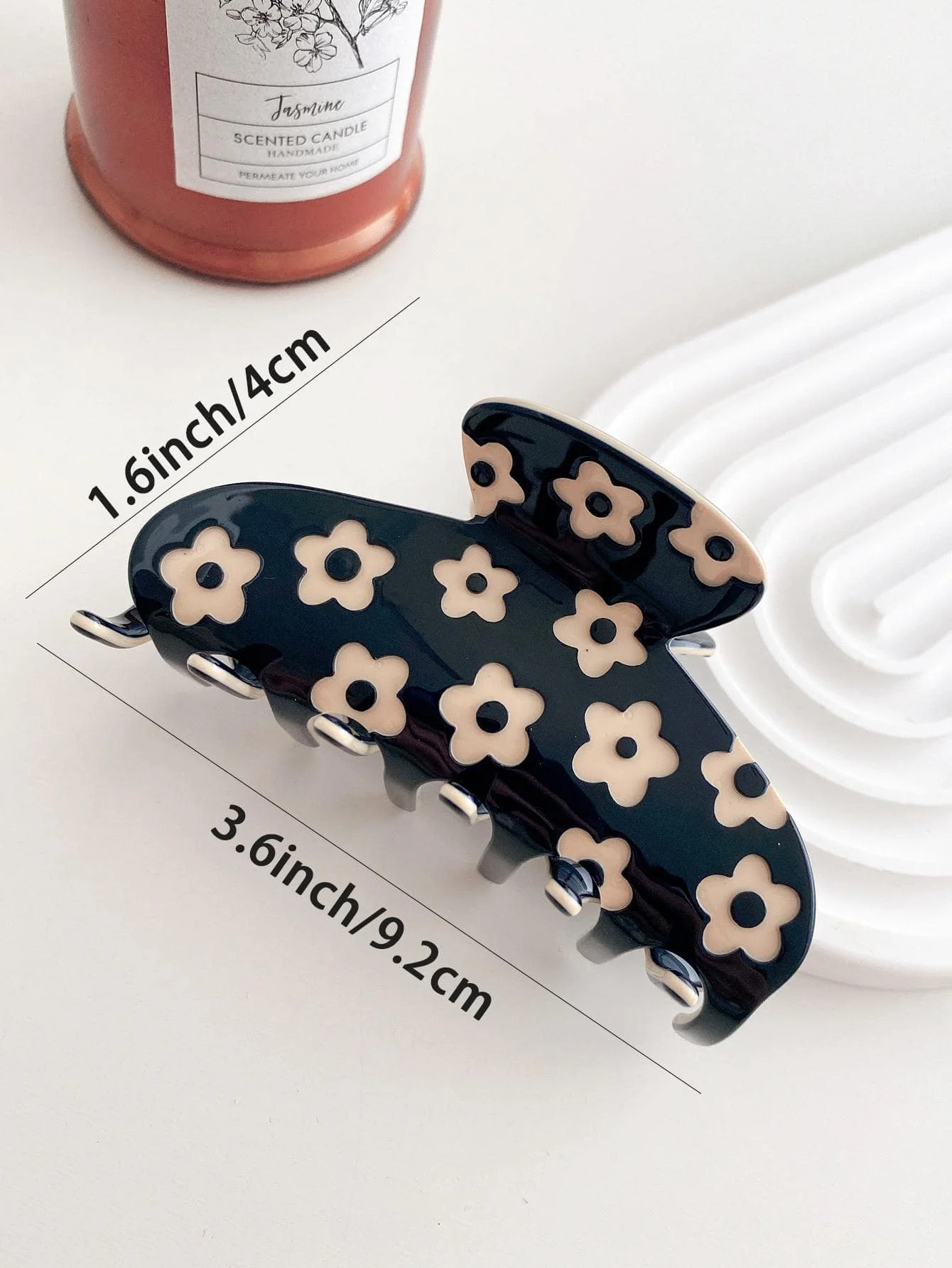 

Women Floral Pattern Hair Claw Clip Fashion Hair Accessory For Adults