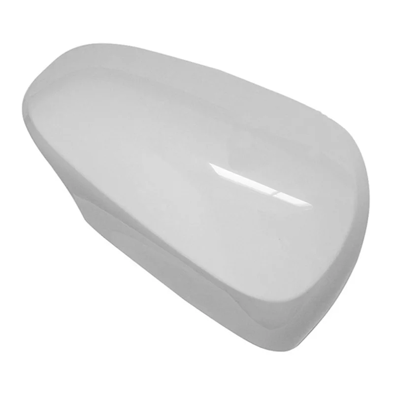 Car Door Mirror Side Rear View Mirror Cover Shell Mirror Cap for Toyota Prius C Aqua Axio Premio Allion 2012-2018 White