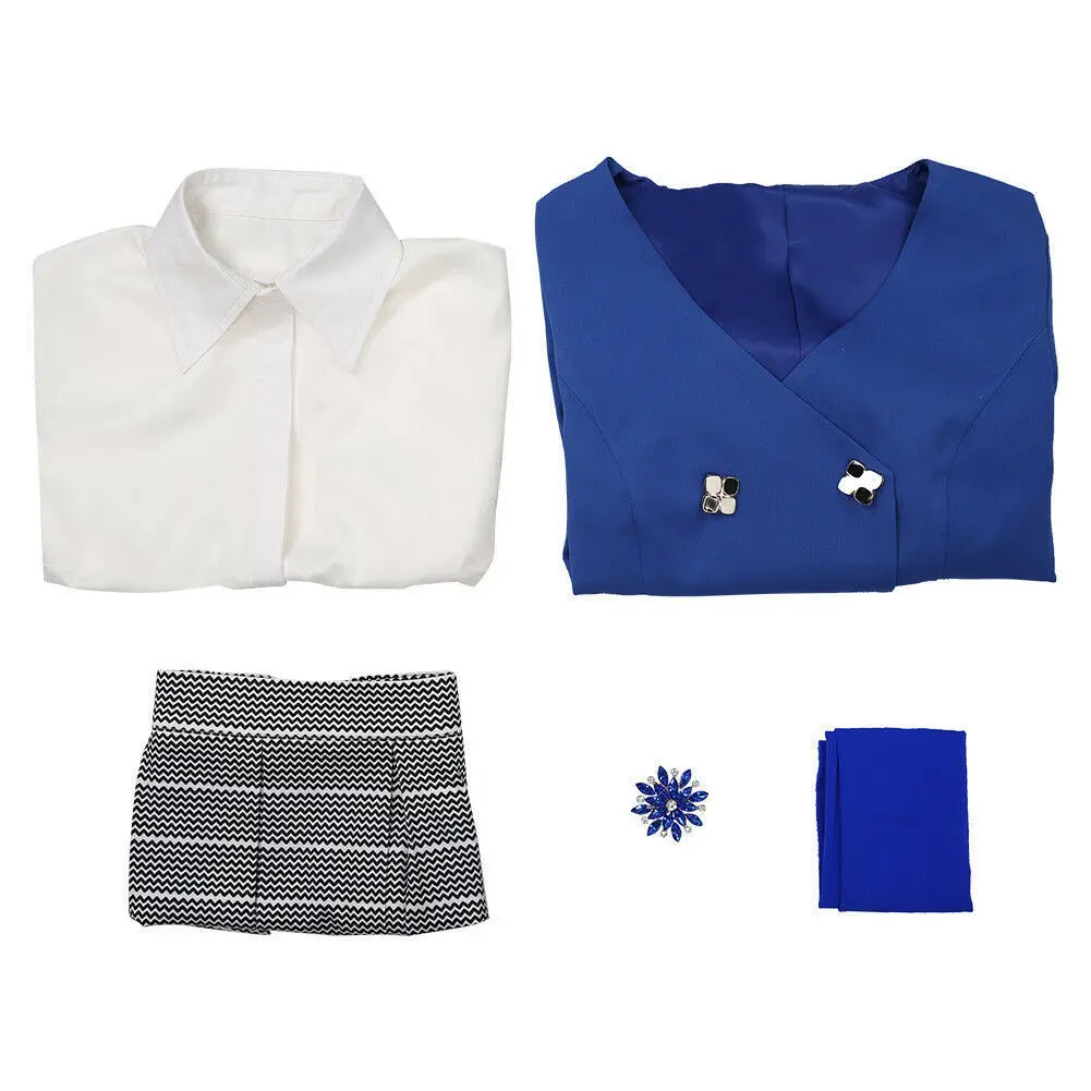 2025 Just Saiyan Dames Veronica Sawyer أزياء تنكرية للهالوين Heathers het Muzikale Kostuum Rok Pak #6