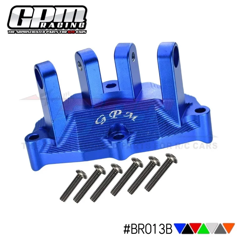 GPM Aluminum Rear Upper Gearbox Mount For Upper Suspension Links For LOSI 1/10 BAJA REY 1/10 ROCK REY