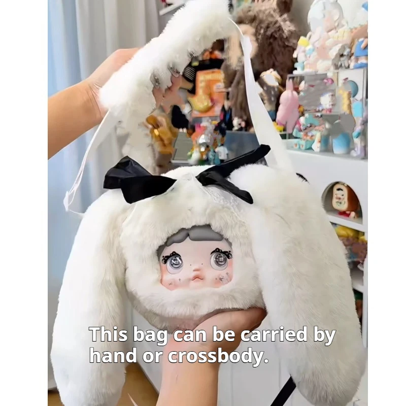 Oryginalny Nommi Winter Blind Box Plush Vinyl Backpack Winter Limited Edition Christmas Gift Girl Cute Plush Crossbody Bag 2025