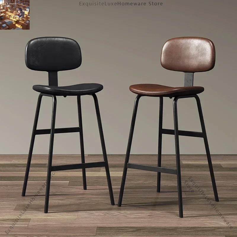 Soft Bag Relax Wrought Iron Simple Modern Bar Stools Italian Design Taburetes De Bar Bar Furniture