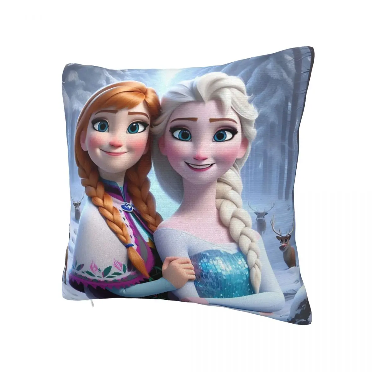 Frozen Elsa Princess Anna Pillow Case Novelty Pillow Cover Polyester Cushion Cover Pillowcases For Sofa Bedroom Home Decor