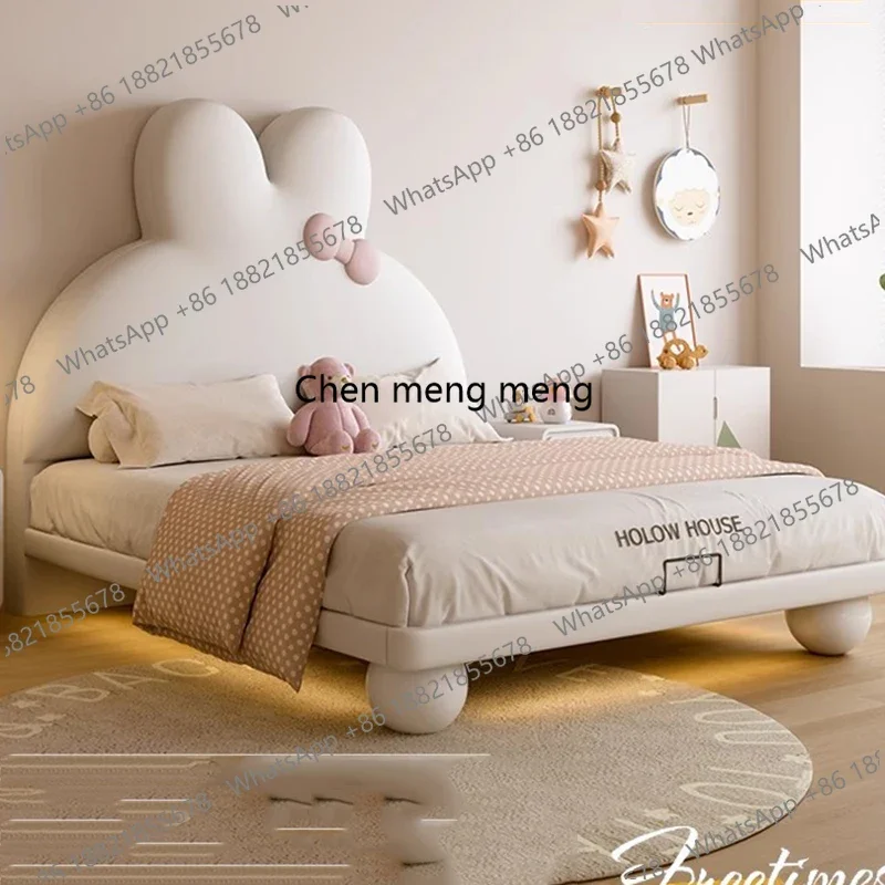 

Luxury Children Bed Double Bedroom Modern Girls Design European Bed Wooden Sun Sleeping Letto Matrimoniale Trendy Furniture
