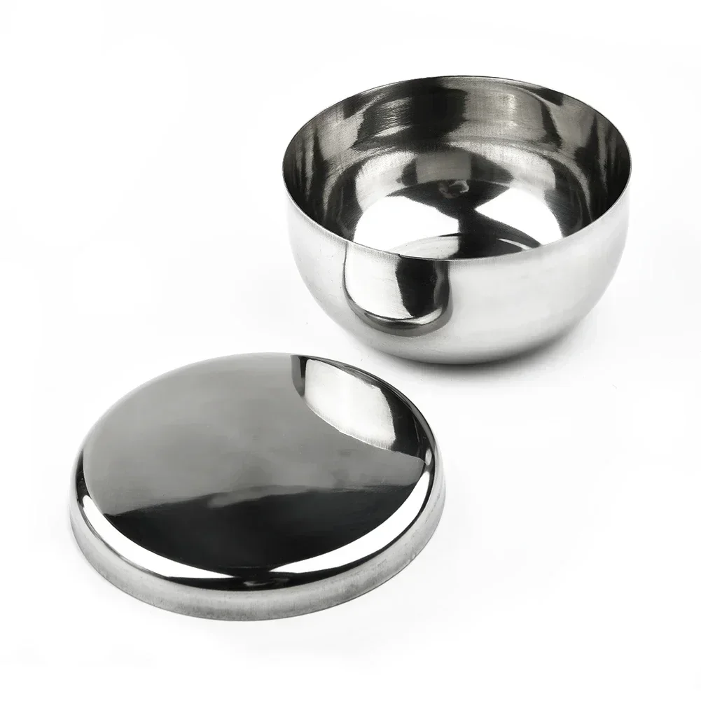 Stainless Steel Bowl Korean Big Cooked Rice Bowl With Cover Single Layer Steamed Rice Bowl Child Anti-Scalding/fall Tableware
