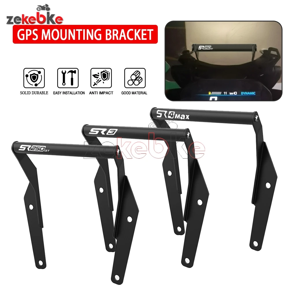 

fits For VOGE SR3 SR250GT SR4 MAX SR4MAX 2022-2025 2026 Motorcycle CNC Handlebar Mirror Mobile Phone GPS Stand Bracket Holder