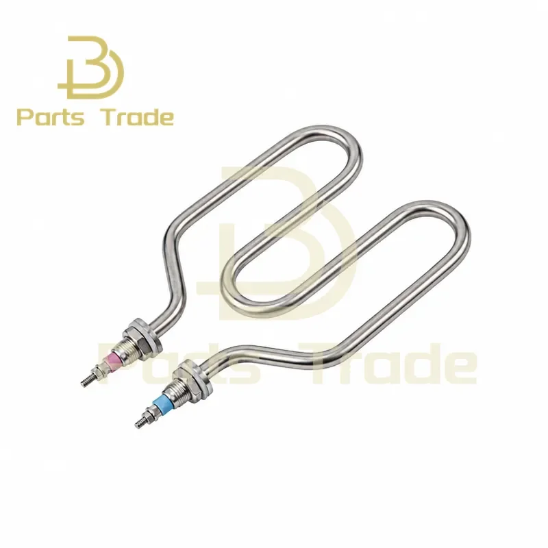 2000W 220V 2U Electric Heat Pipe for Insulation Barrels 11mm Stainless Steel 304 Heating Element for Radiator Heater