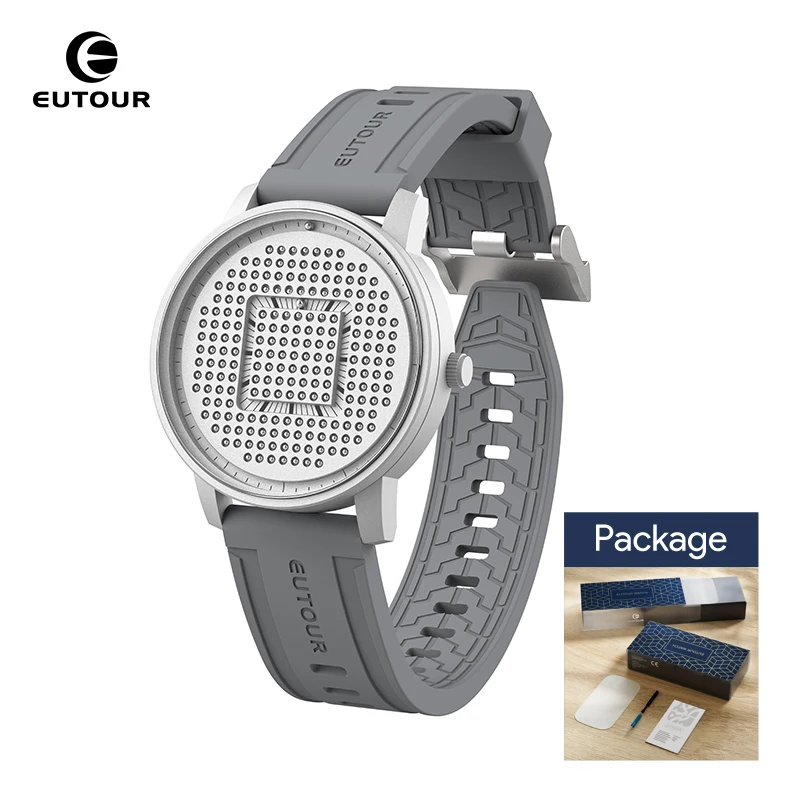 EUTOUR 2025 new magnetic fashion casual quartz watch simple men's watches silicone strap unisex watches