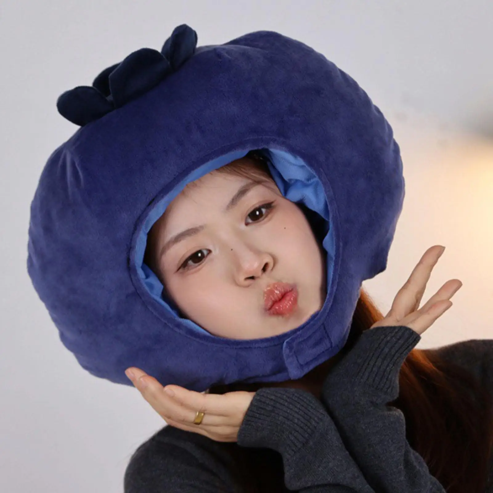 

Blueberry Headgear Hat Fancy Dress Soft Winter Decor Photo Photography Fruit Hat