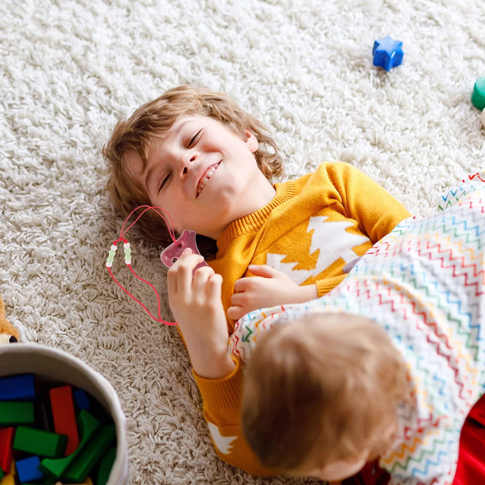 

Dolomite 6 Hole Ocarina Mini Portable Music Instrument Beautiful Sound for Kids Beginners Students Learning Playing Gift