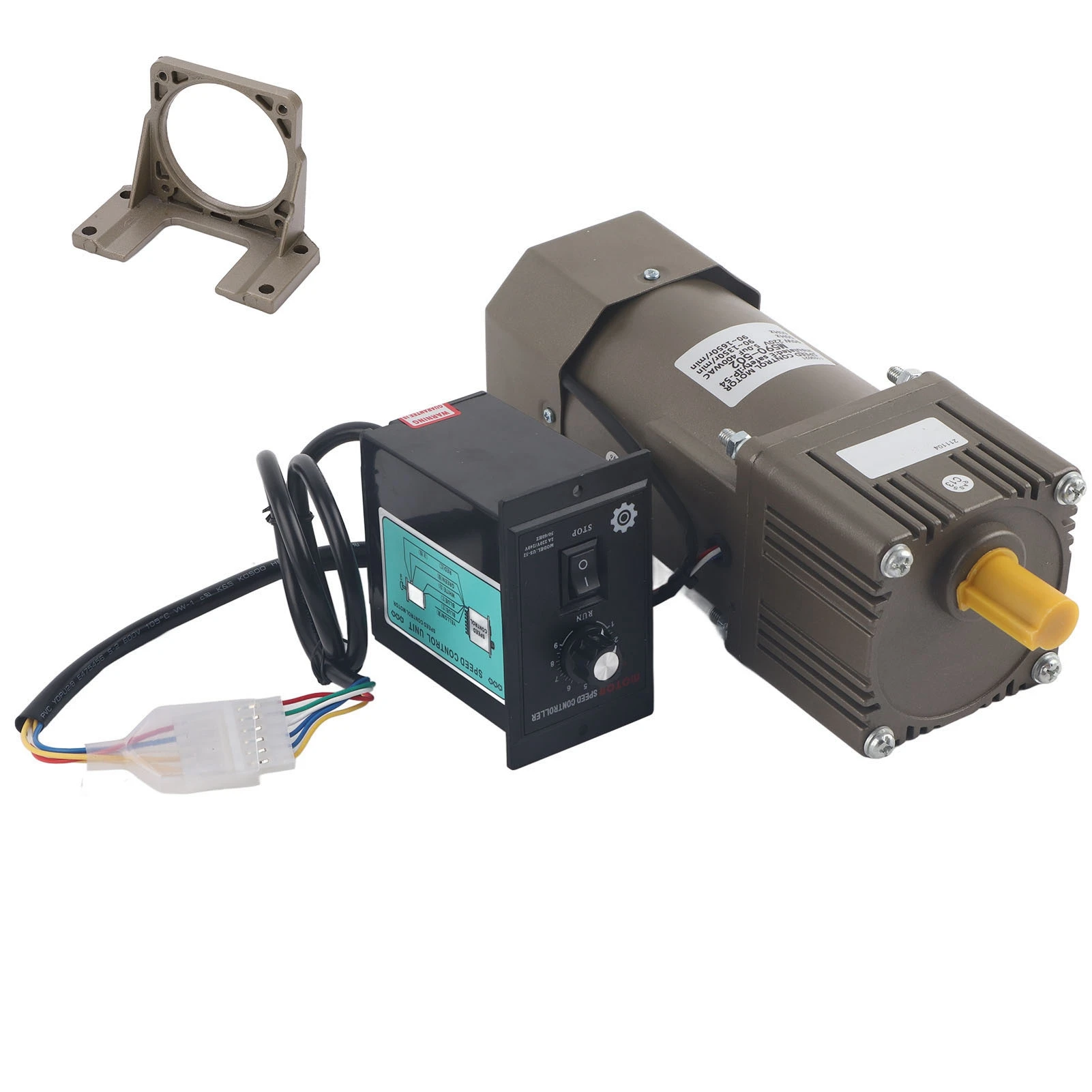 

AC Gear Motor Single Phase Motor Deceleration Motor AC 90W Single Phase Asynchronous Gear Motor Deceleration Adjustable Speed
