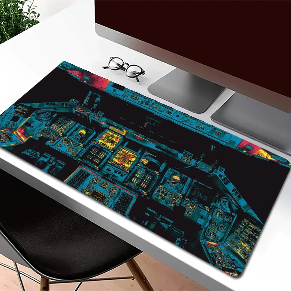 Spacecraft Dashboard Mousepad Speed Office Desk Accessories Gaming Mats Mouse Carpet Mouse Mat Desk Pad Computer Desk Decorating