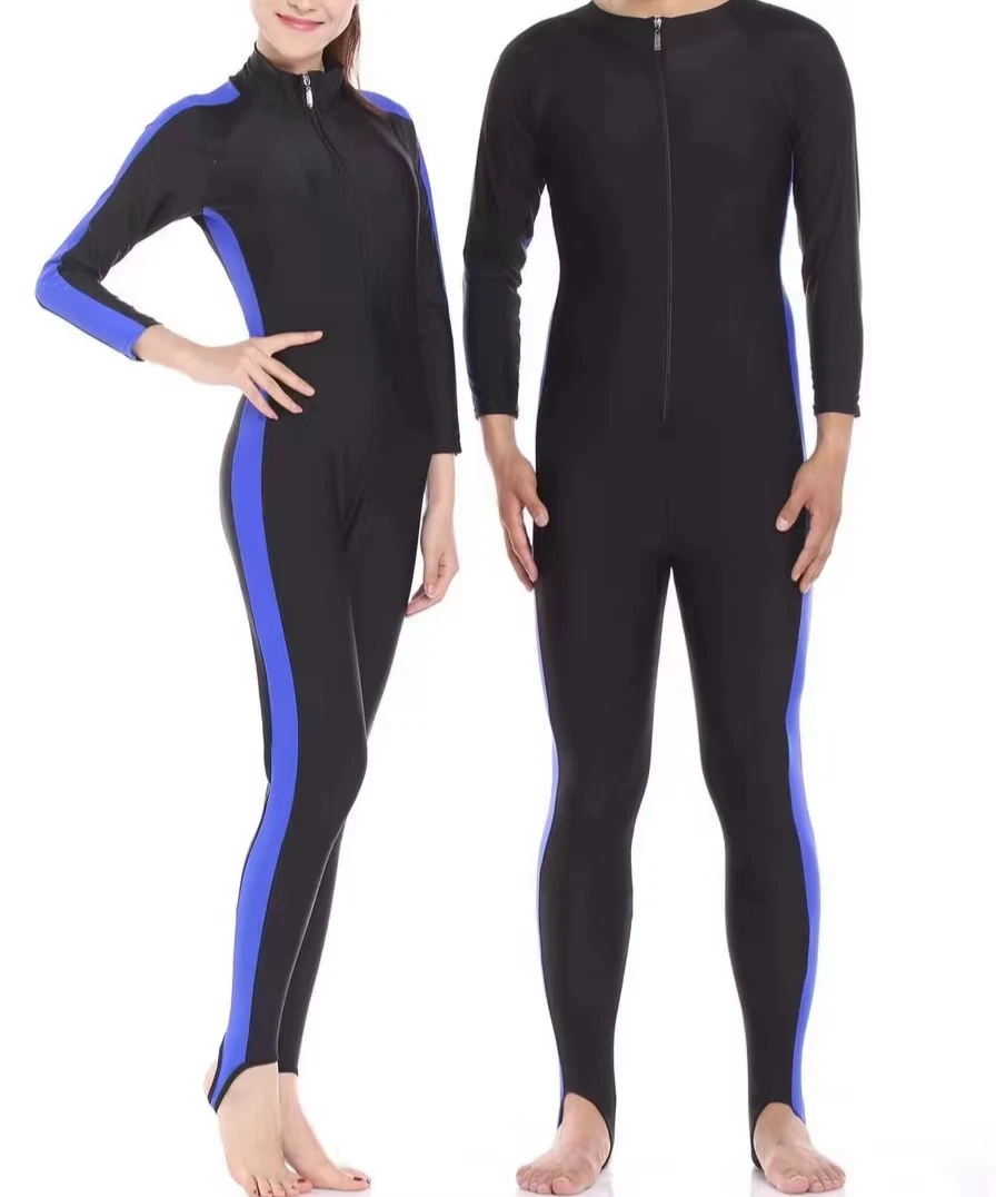 Men /Women Rash Guard Snorkeling Swimsuit Couple Thin One-Piece Diving Suit Surfing Jellyfish Sunscreen Quick-Drying 5XL115KG