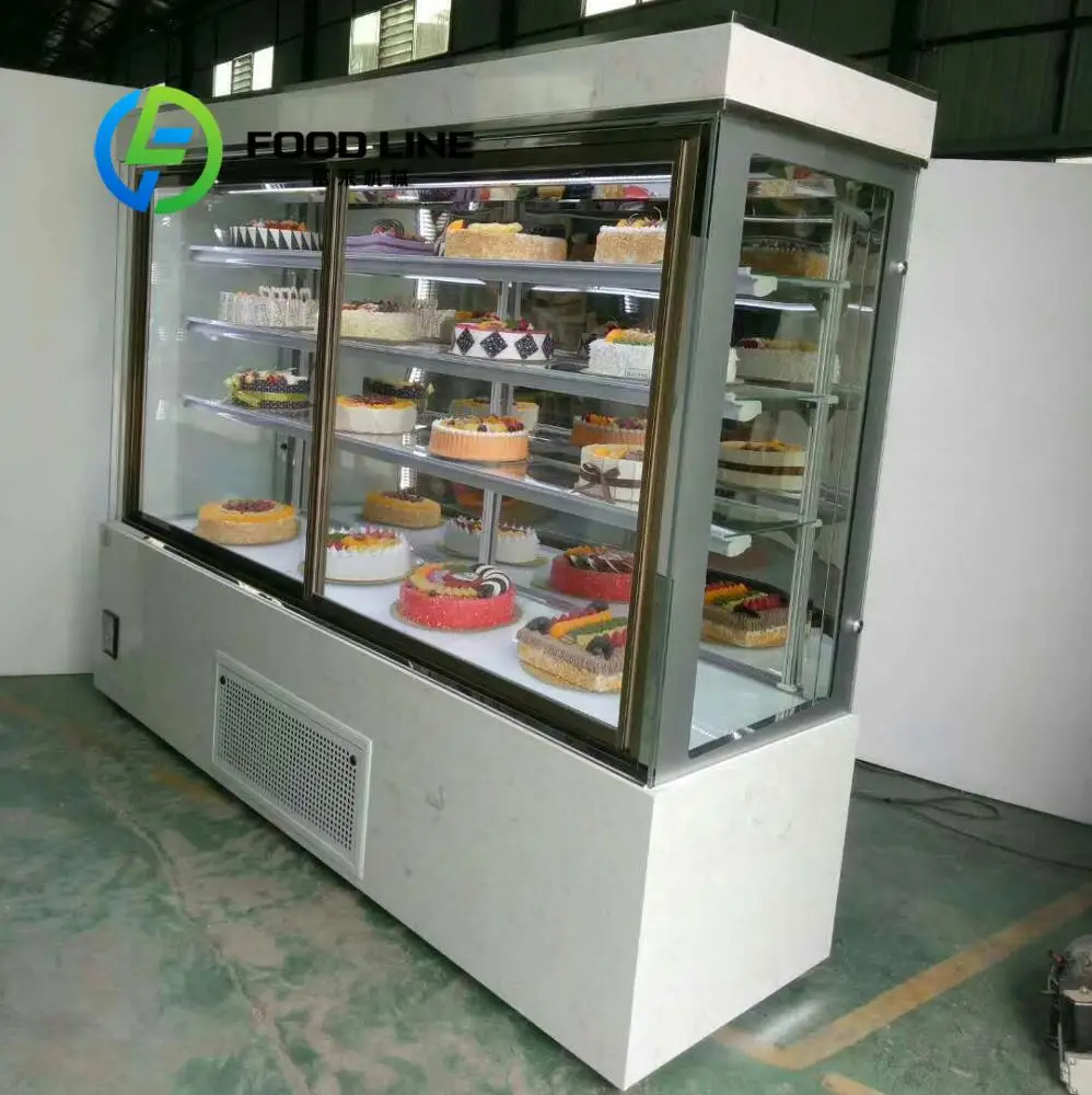 Bakery Case Display Refrigerated Table Cake Cabinet Freezer Display Door Manufacturer Refrigerator Cake Display Case