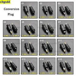 Cltgxdd 1piece DC power supply male to female 5.5 * 2.1 to 2.5 * 0.7/3.5 * 1.3/4.0 * 1.7/4.8 * 1.7 plug converter laptop adapter