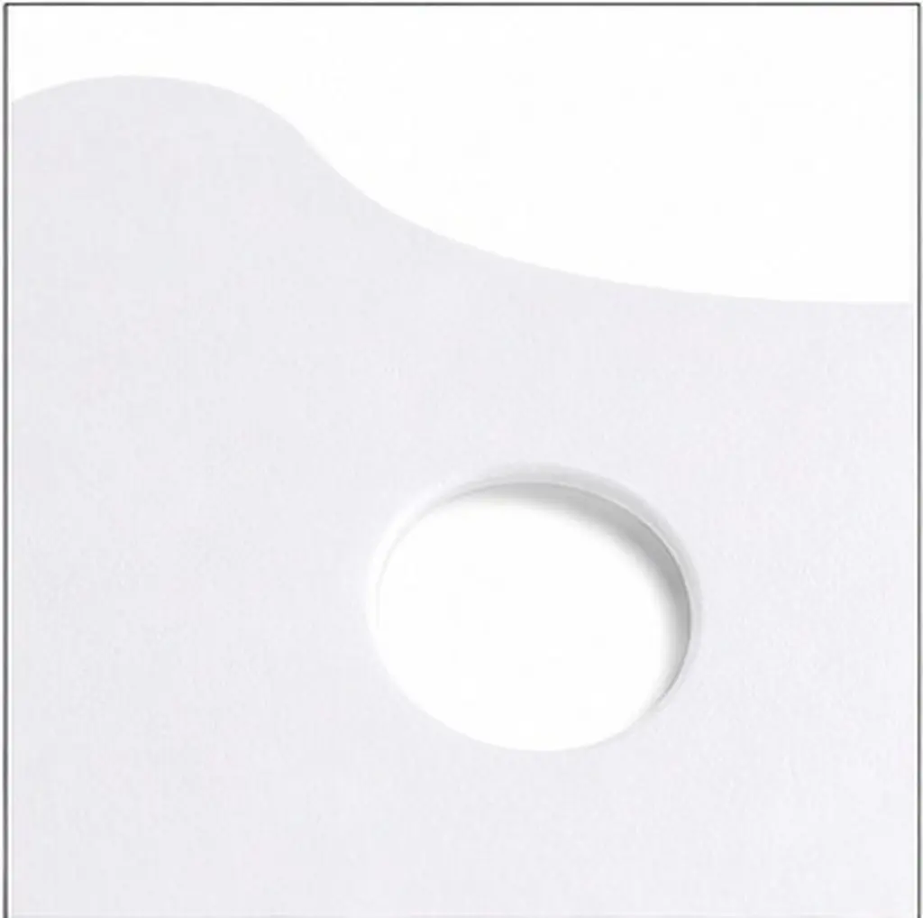 2Pcs Ergonomic Paint Palette Set for Painting Drawing DIY Art Projects Outdoor Sketching Safe Easy Clean Fashion Palette