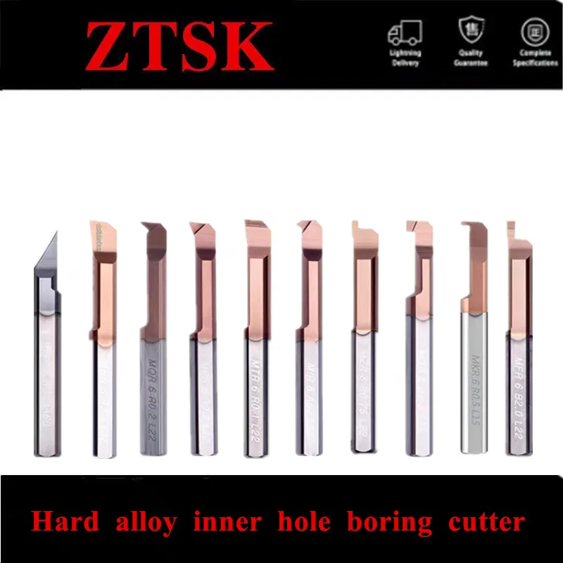 MTR MIR MGR MNR MPR MFR MQR MKR gamma completa di strumenti di alesatura per piccoli fori strumenti di alesatura interna in carburo integrale CNC