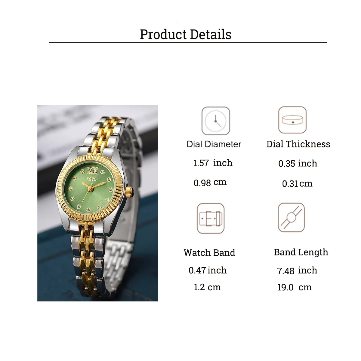 مجموعة ساعات كوارتز رجالية مصنوعة من خليط معدني للأعمال مكونة من 3 قطع، مناسبة للارتداء اليومي، وعيد الشكر، وهدايا عيد الميلاد #6