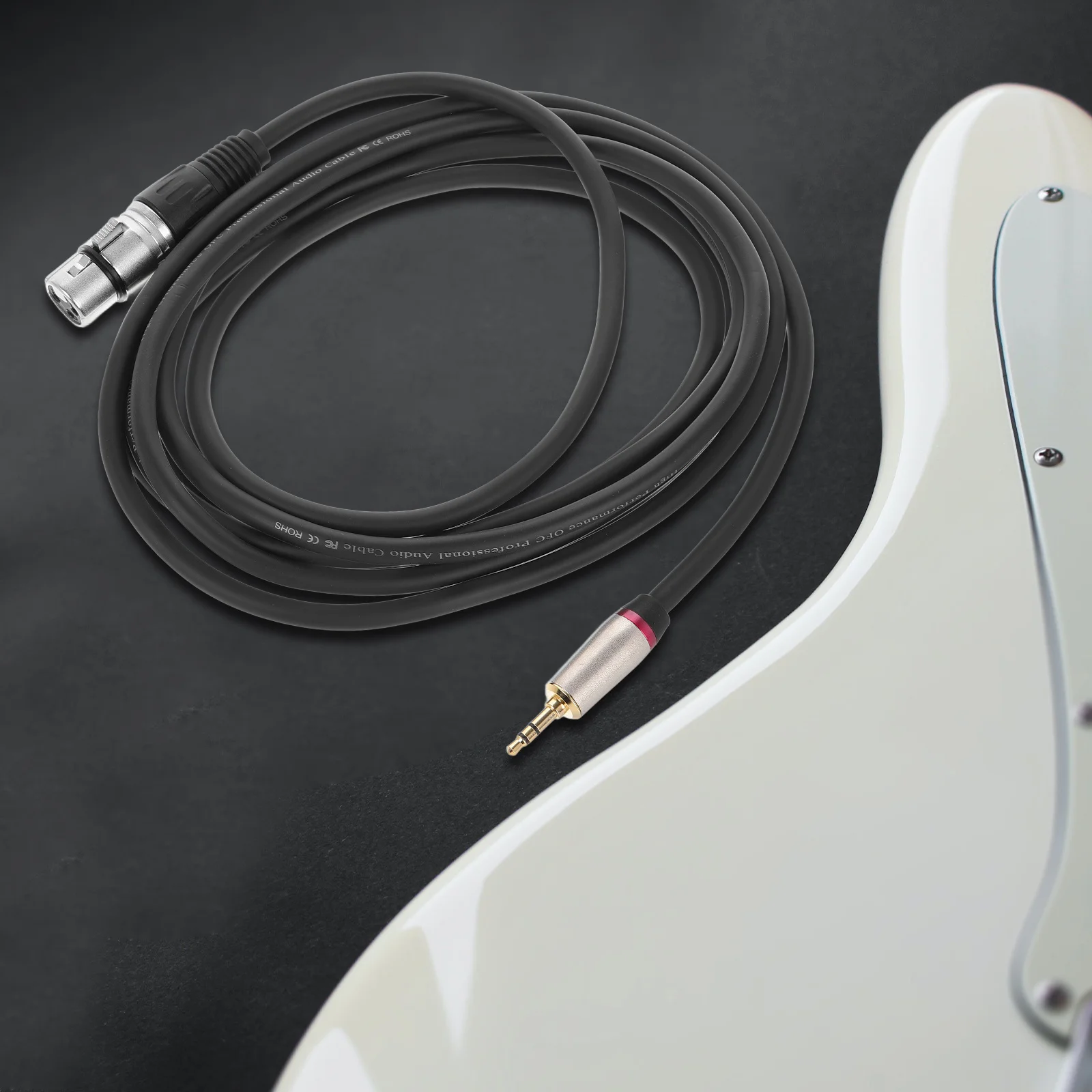 

3-Pin Mini Xlr Female Audio Cable Trs Plug to Mini Xlr Connector Headphones Adapter Stereo Audio Equipment Guitar Patch Cable