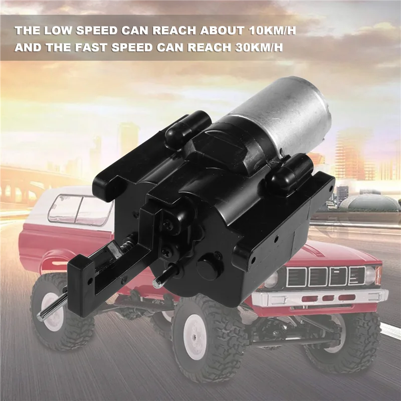 Caixa de engrenagens de mudança de velocidade frizha para carro wpl rc B-1 B-24 B-16 C-24 1/16 4wd 6wd rc carro rastreador 10km/H-30Km/h peças de controle remoto & um