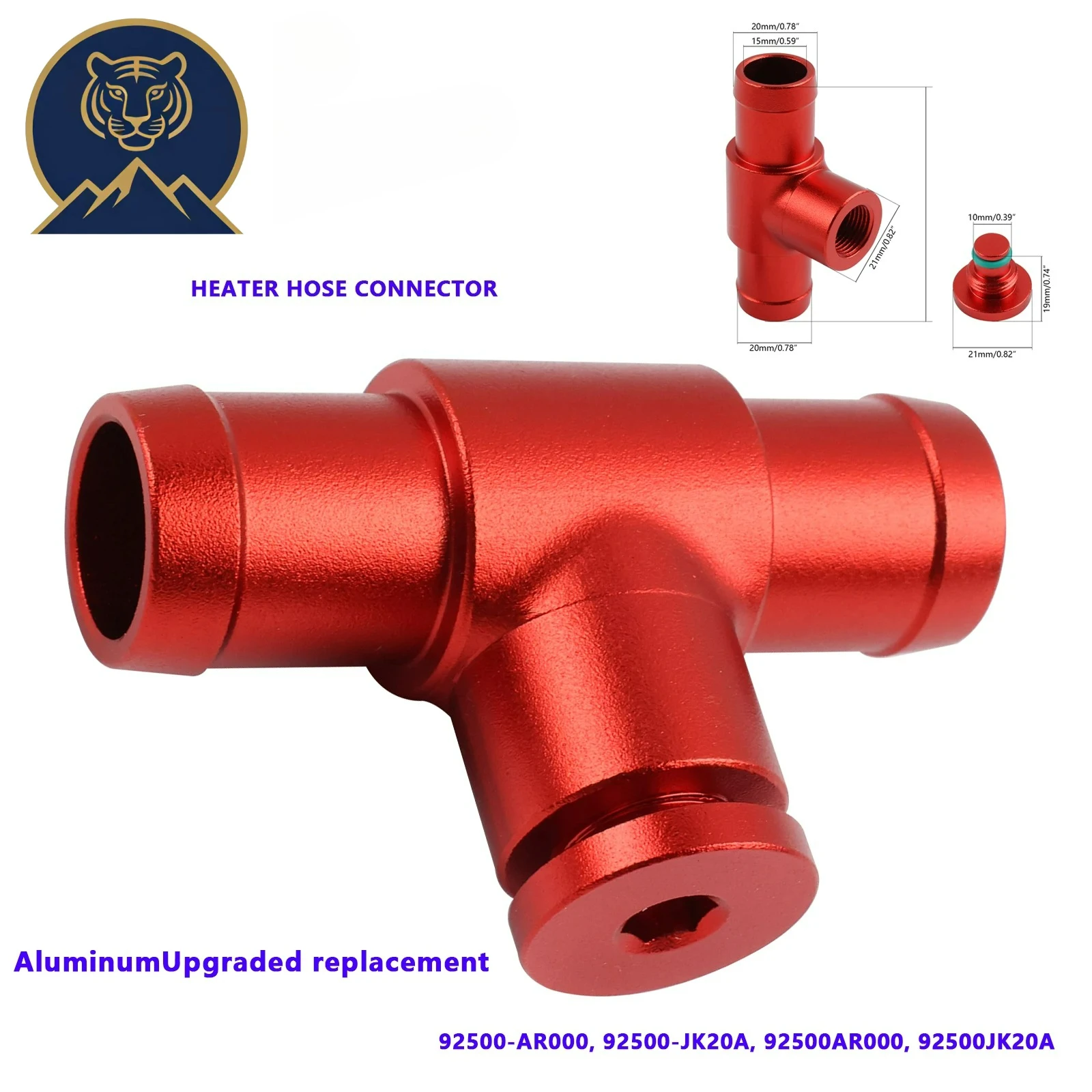 High-Strength Upgraded Aluminum Heater Hose Connector | Fits Nissan 350Z (03-08) & Infiniti Q45/G35/M35/M45/M56/FX35/QX50/QX70