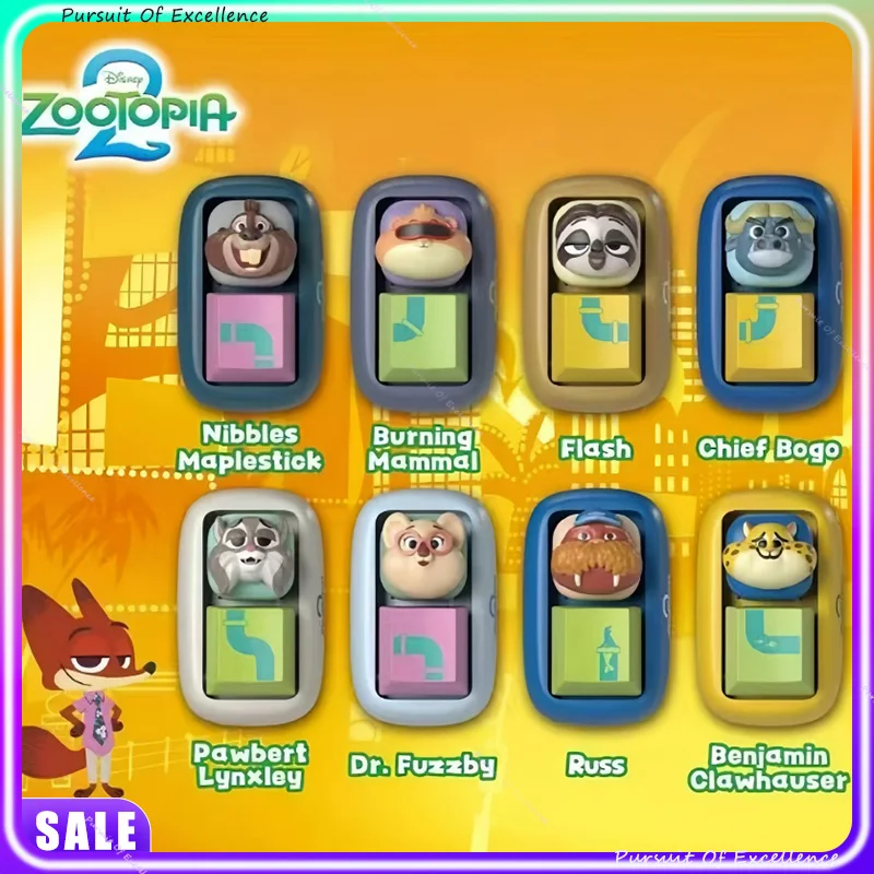 2026 Nieuwe Zootopia 2 Nick en Judy Keycaps Aangepast mechanisch toetsenbord ESC Keycap Toetsenborddecoratie Limited Edition