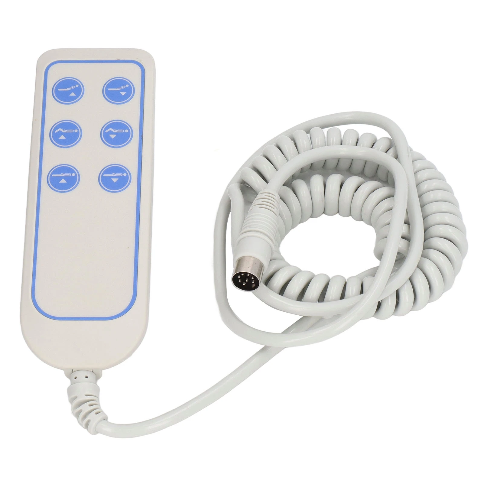 Controller reclinabile per letto sollevabile professionale PVC elettrico IP66 Sedia sollevabile resistente all'usura Controllo manuale remoto per ospedale (8 pin)