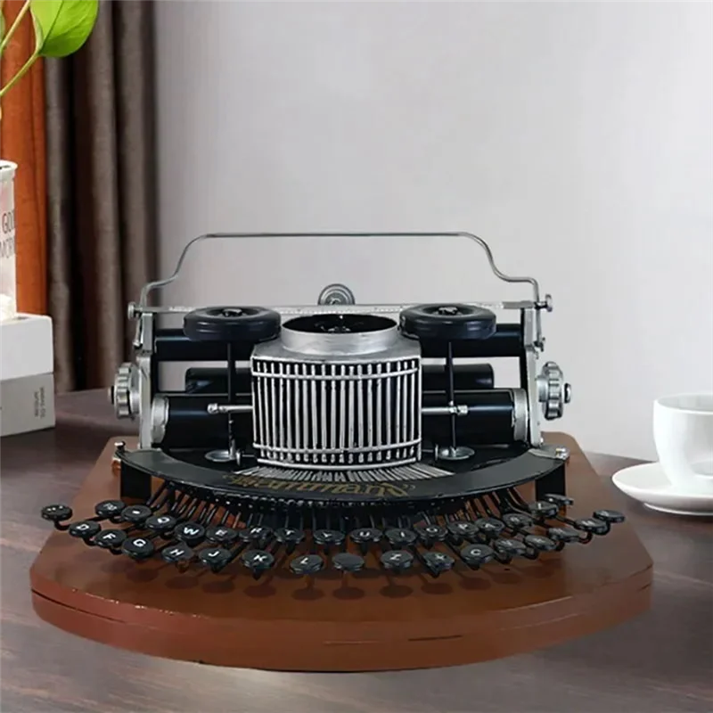

【24 Hours Sale】Photography Display Window Vintage Typewriter Prop Model Decoration Crafts Metal