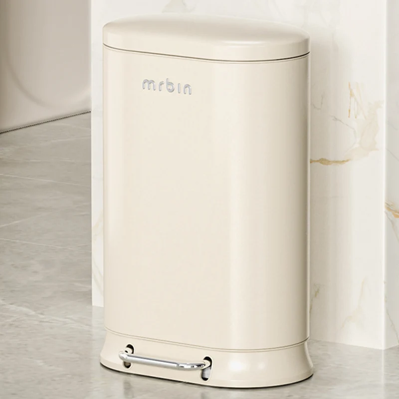 Large Capacity Waste Bins with Pedal Waste Bins with Lid Office Trash Can Bathroom Supplies Trash Can Kitchen and House Items