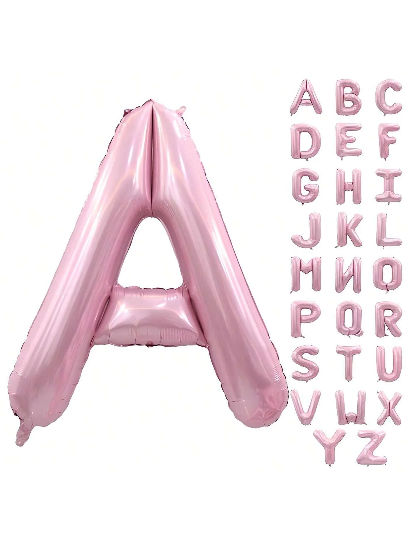 40 inch letter balloon birthday graduation season New Year's anniversary party decoration, cute butterfly party supplies (pink)