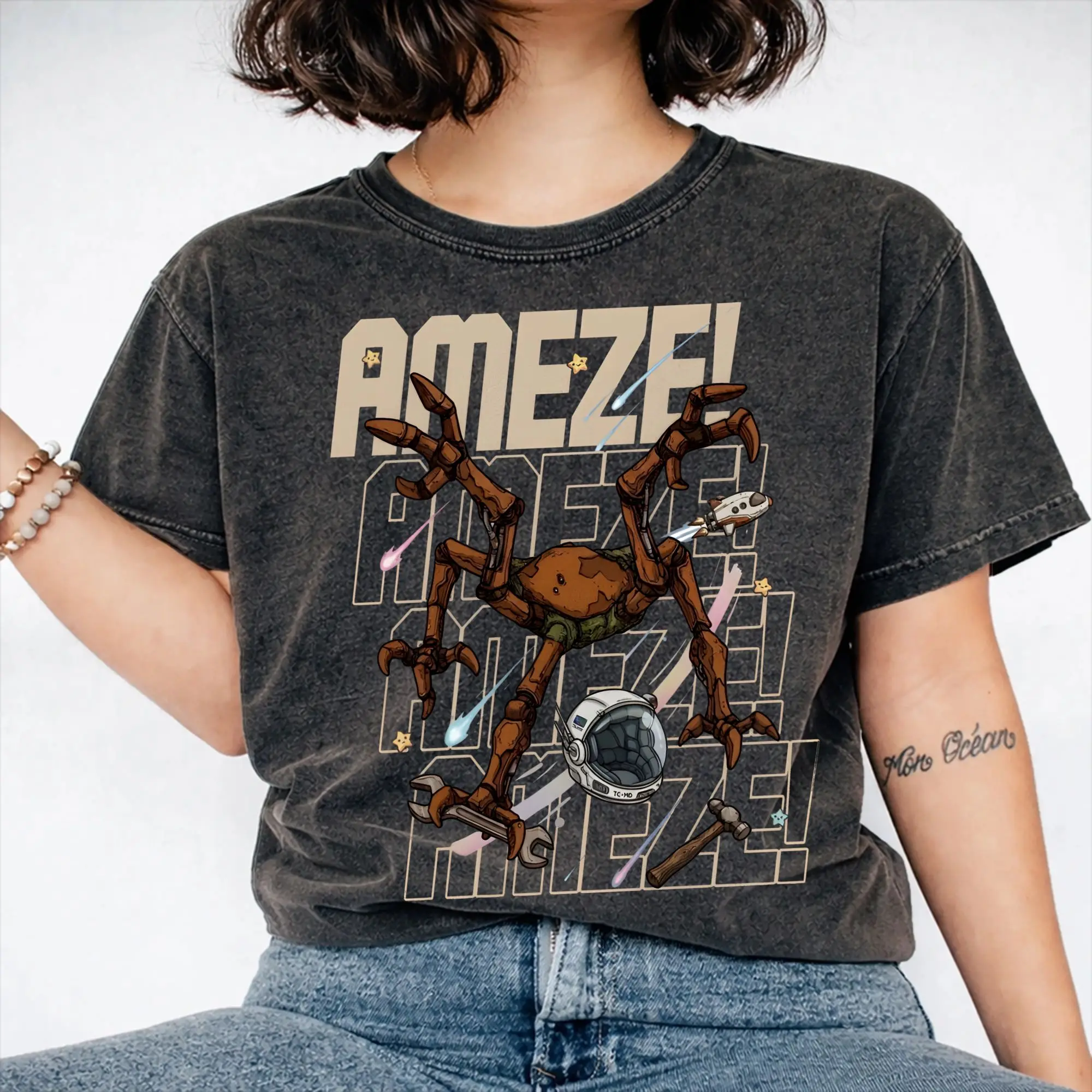 Project Hail Mary Save The World Sci-Fi Rocky amaze  Washed T Shirts Streetwear Hip Hop Vintage T-Shirt  Tees Men Women Cotton