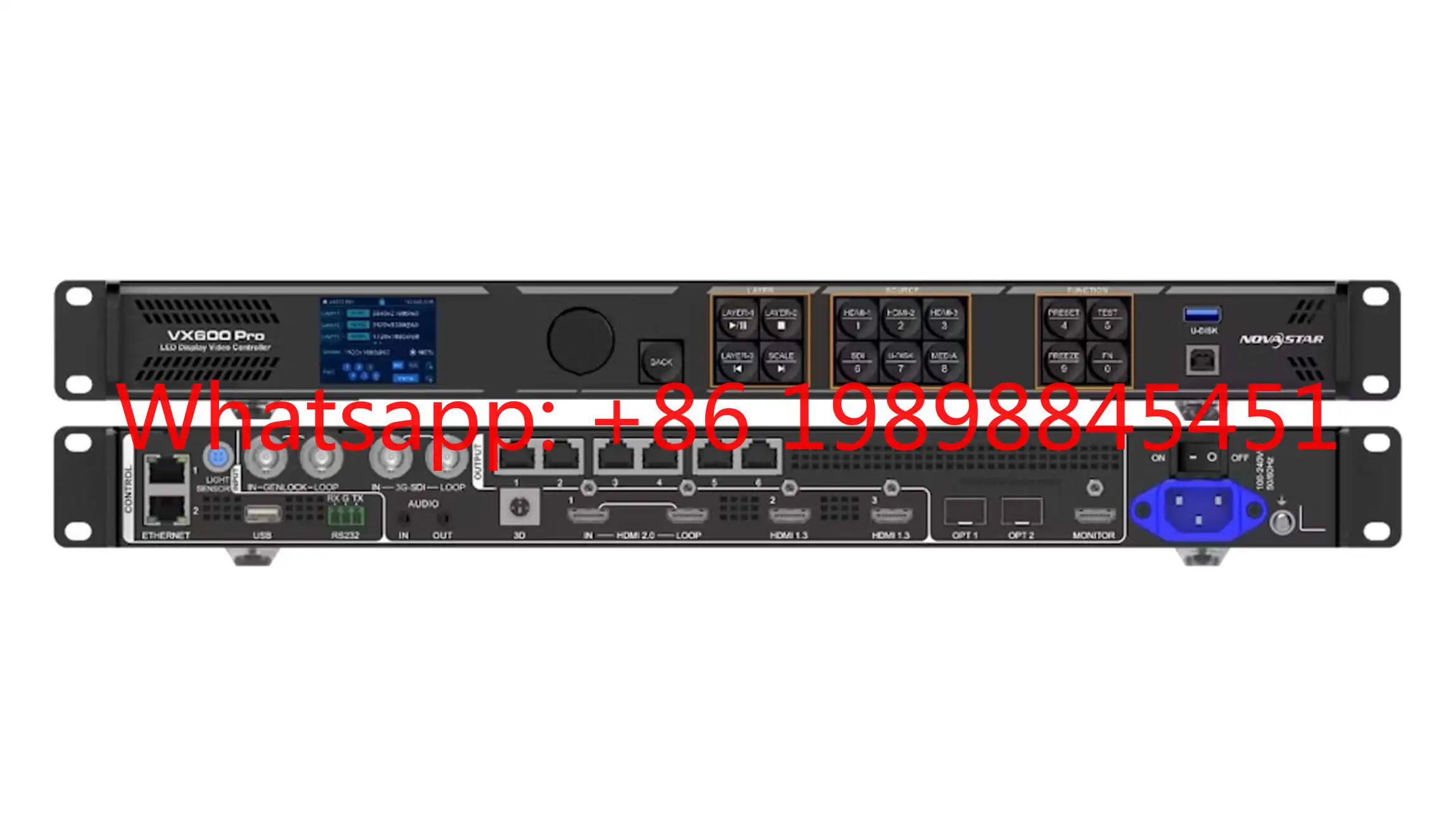 Original Novastar VX600 PRO All-in-One LED Video Wall Processor | 3.9M Pixels 4K HDMI2.0 3G-SDI LED Display Controller