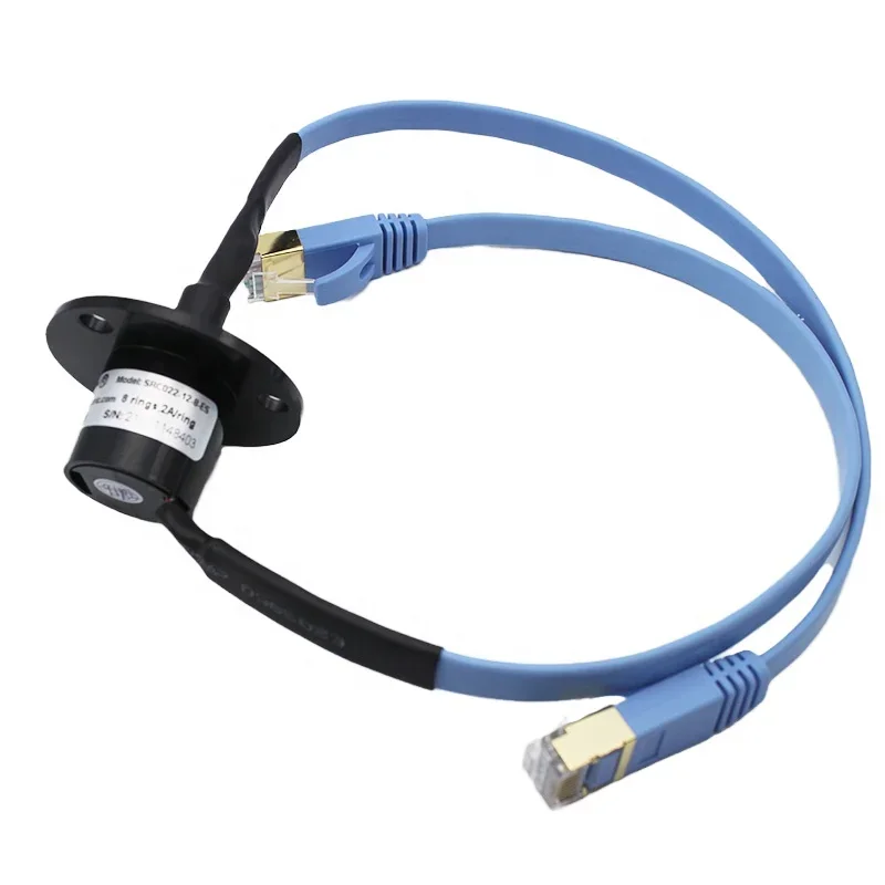 

YUMO SRC022-12-8-ES 22mm 8 rings 2A IP cable Slip Ring IP cable connector