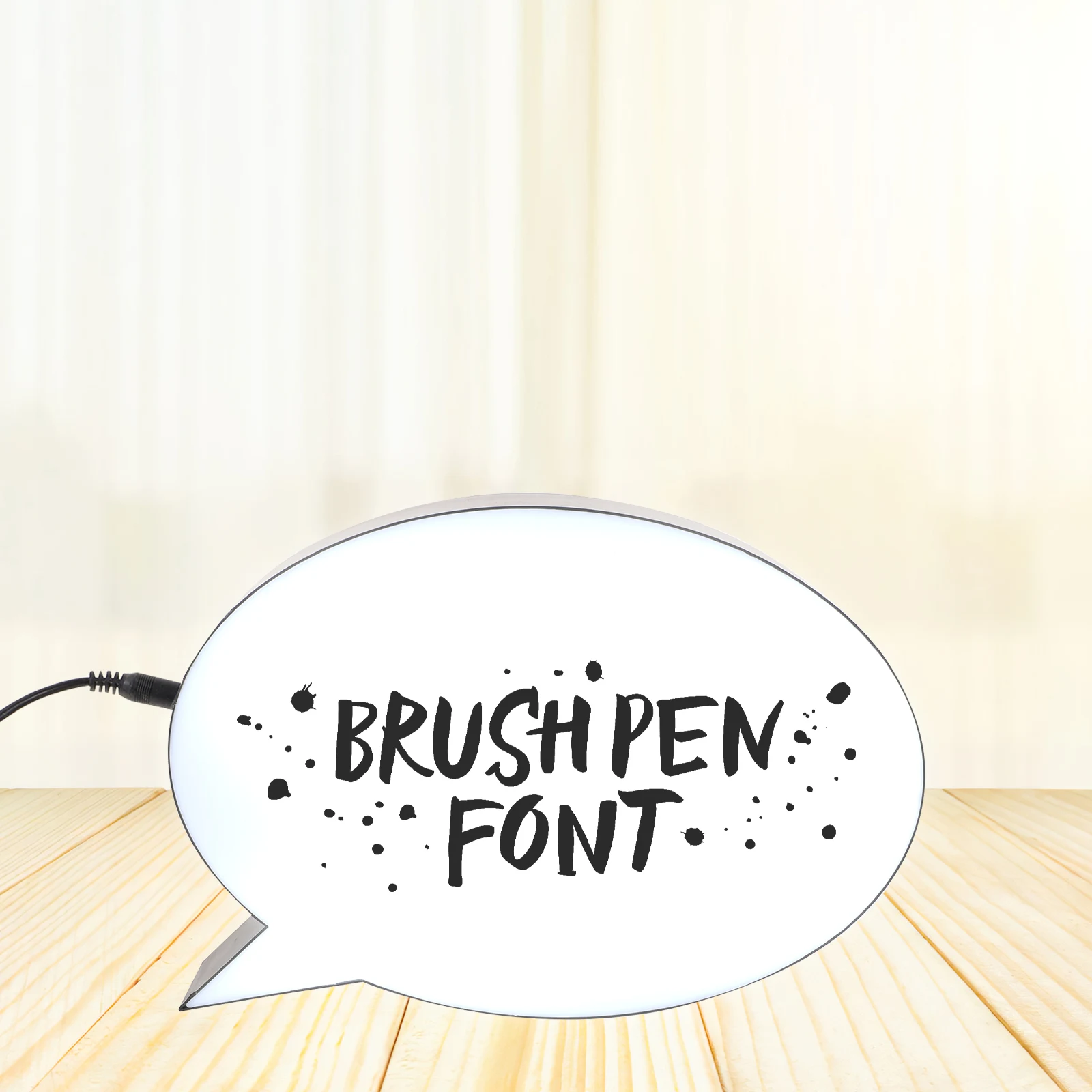 LED Handwriting Message Light Box Dry Erase Board Smooth Writing Surface Erasable Large Message Board Home Office