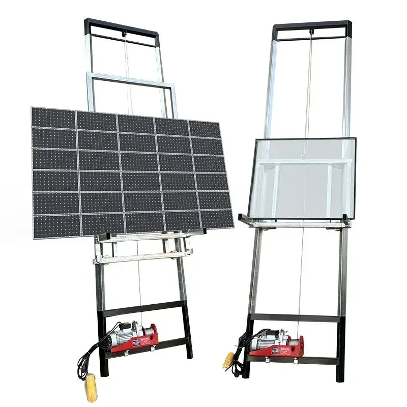 

Glass door and window electric small lifting crane photovoltaic panel portable lifting vehicle crane general cargo towing
