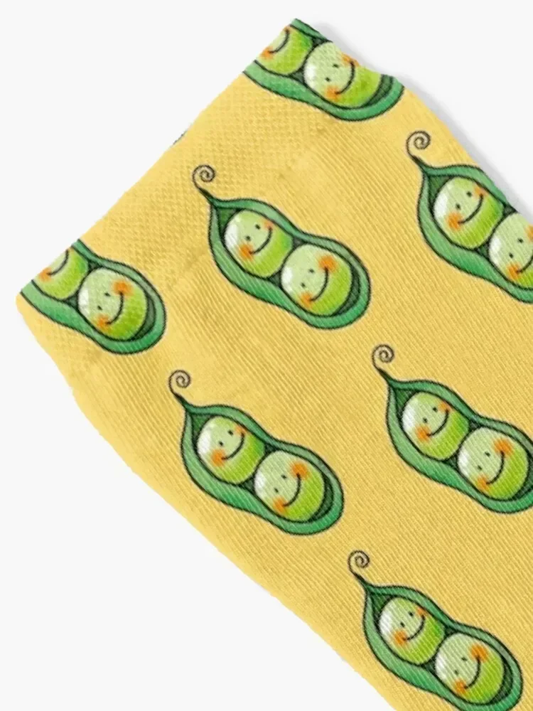 cute 2 peas in a pod Socks Thermal man winter basketball summer Woman Socks Men's