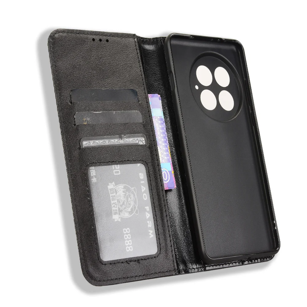 For OnePlus 13 5G Case Luxury Flip PU Leather Wallet Magnetic Adsorption Case For OnePlus 13 5G OnePlus13 1+ Phone Bags