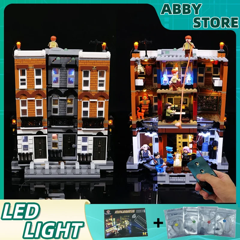 RC DIY LED Light Kit For LEGO 76408 Grimmauld Place Building Block Set（Only LED Light,Without Blocks Model）