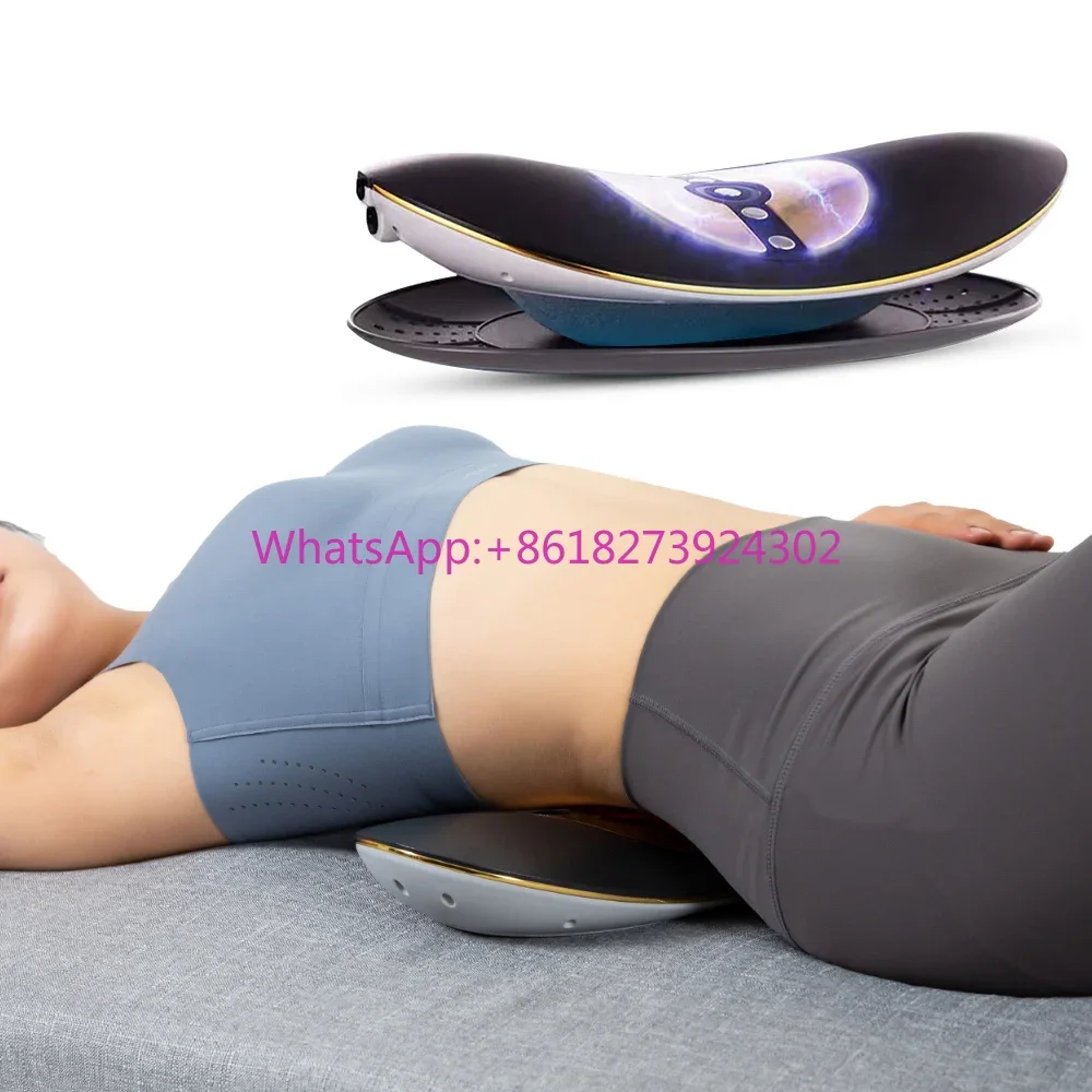 

Alphay Physical Therapy Pain Relief Electric Lower Back Waist Stretch Massager Lumbar Waist Pain Relief Massager