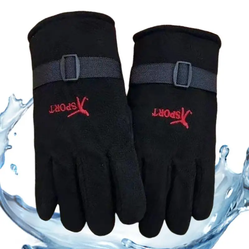 

Snow Gloves Outdoor Cycling Gloves Winter Waterproof Cycling Gloves with Screen Touching Non-slip Warm Full Fingers Mitten
