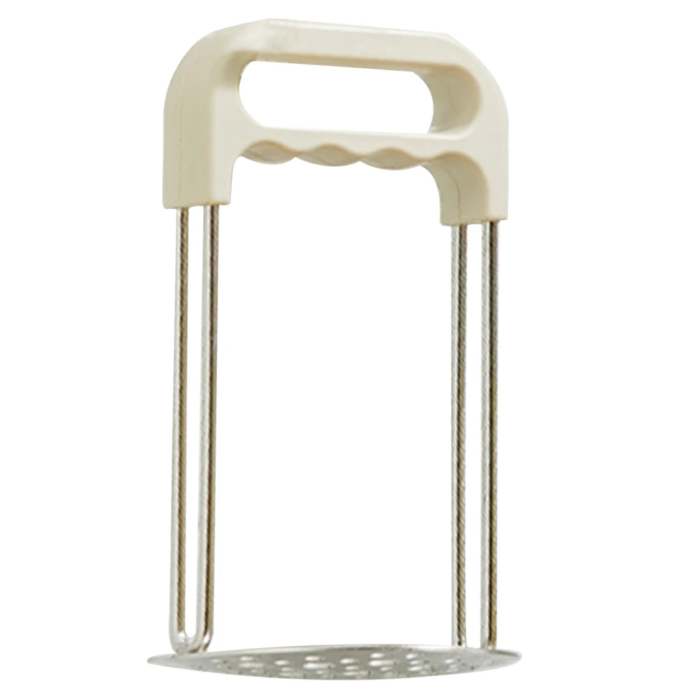 

Stainless Steel Potato Masher Reusable Manual Kitchen Tool For Mashing Potatoes Vegetables Fruit Ergonomic Handle