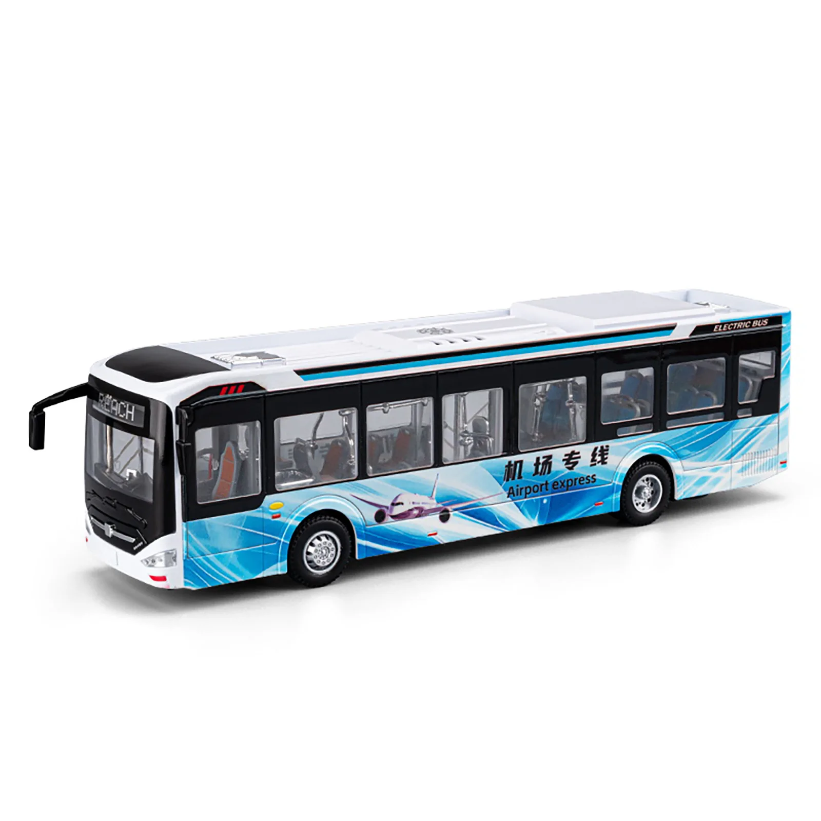 

1:42 Новая модель автомобиля из сплава энергетического автобуса, модель игрушечного автомобиля, звук и свет, детские игрушки, коллекционные подарки на день рождения