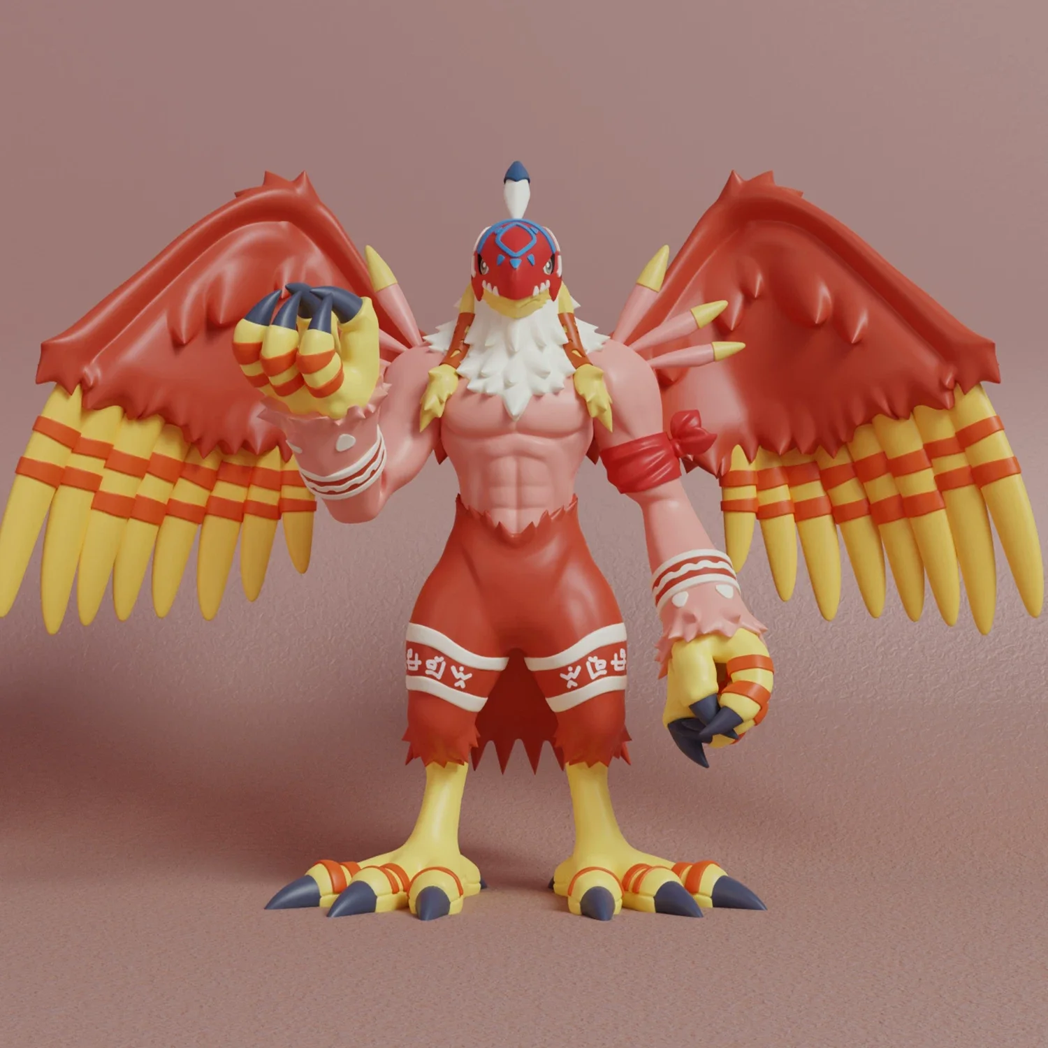 

Модель для кастомизации 15 см: Гарудамон и Бирдрамон — игрушки Digimon Adventure, 3D-печать, GK-модели на заказ