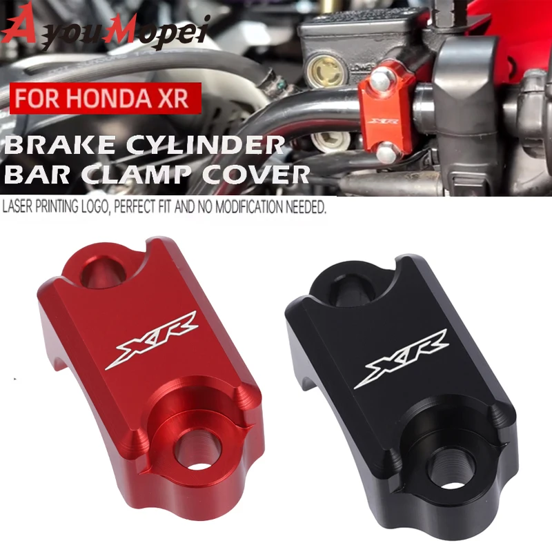 

Front Brake Master Cylinder Clamp Cover For Honda XR 125 150 190 230 250 400 600 650 L/R/Motard Motorcycle Handlebar Clamp