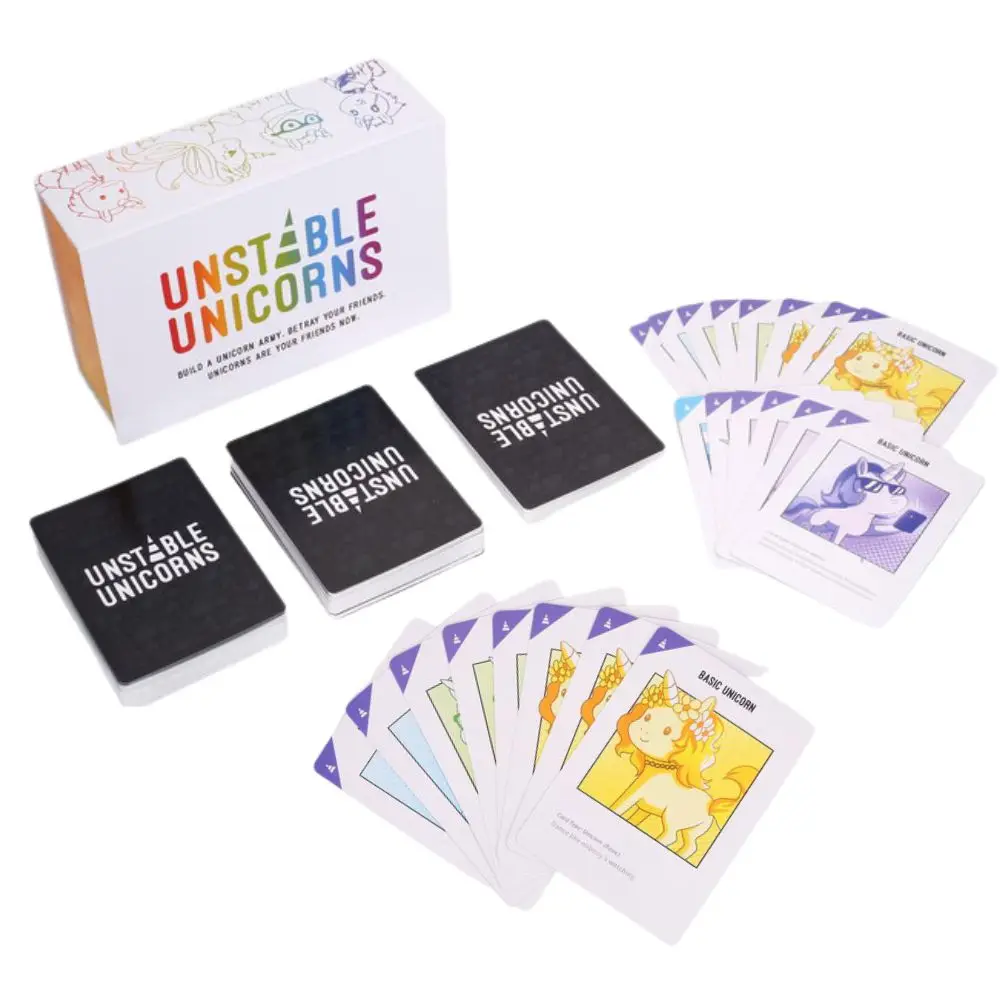 New Second Edition Unicorns Core Board Game Card And Dragons NSFW Rainbow Uncut Legend Expansion Pack