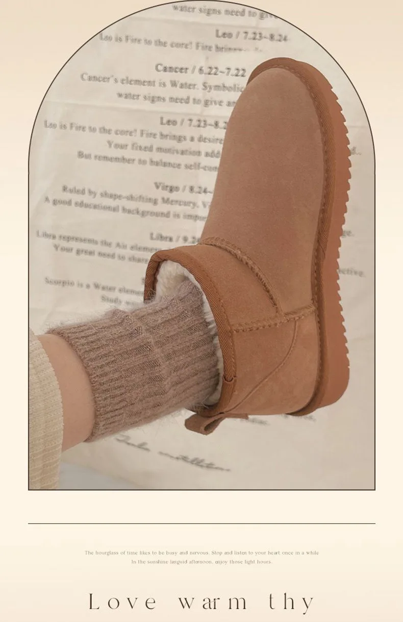Neue Winter Socken Frauen Kaschmir Wolle Verdicken Warme Frauen Socken Sox Japanische Mode Harajuku Einfarbig Thermische Lange Socken – Detail 2