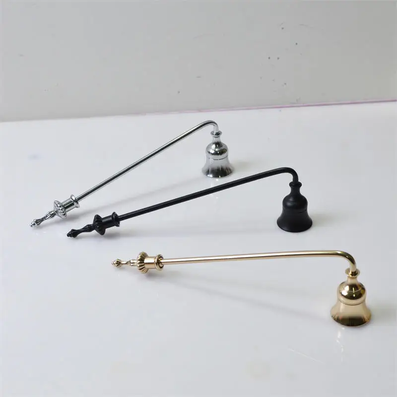 Bell‑Shaped Candle Wick Trimmer Snuffer Long Short Handle Candle Blower Flame Extinguishing Home Candle Care Accessory