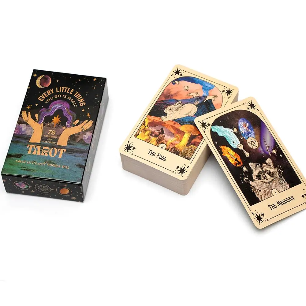 10.3*6cm Every Little Thing You Do Is Magic Tarot: A 78-Card Deck Encouraging You To Travel The Path of Self-inquiry