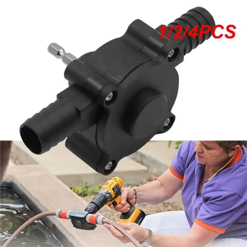 1/2/4PCS Household Portable Electric Drill Pump Diesel Oil Fluid Water Pump Mini Hand Self-priming Liquid Transfer Electric